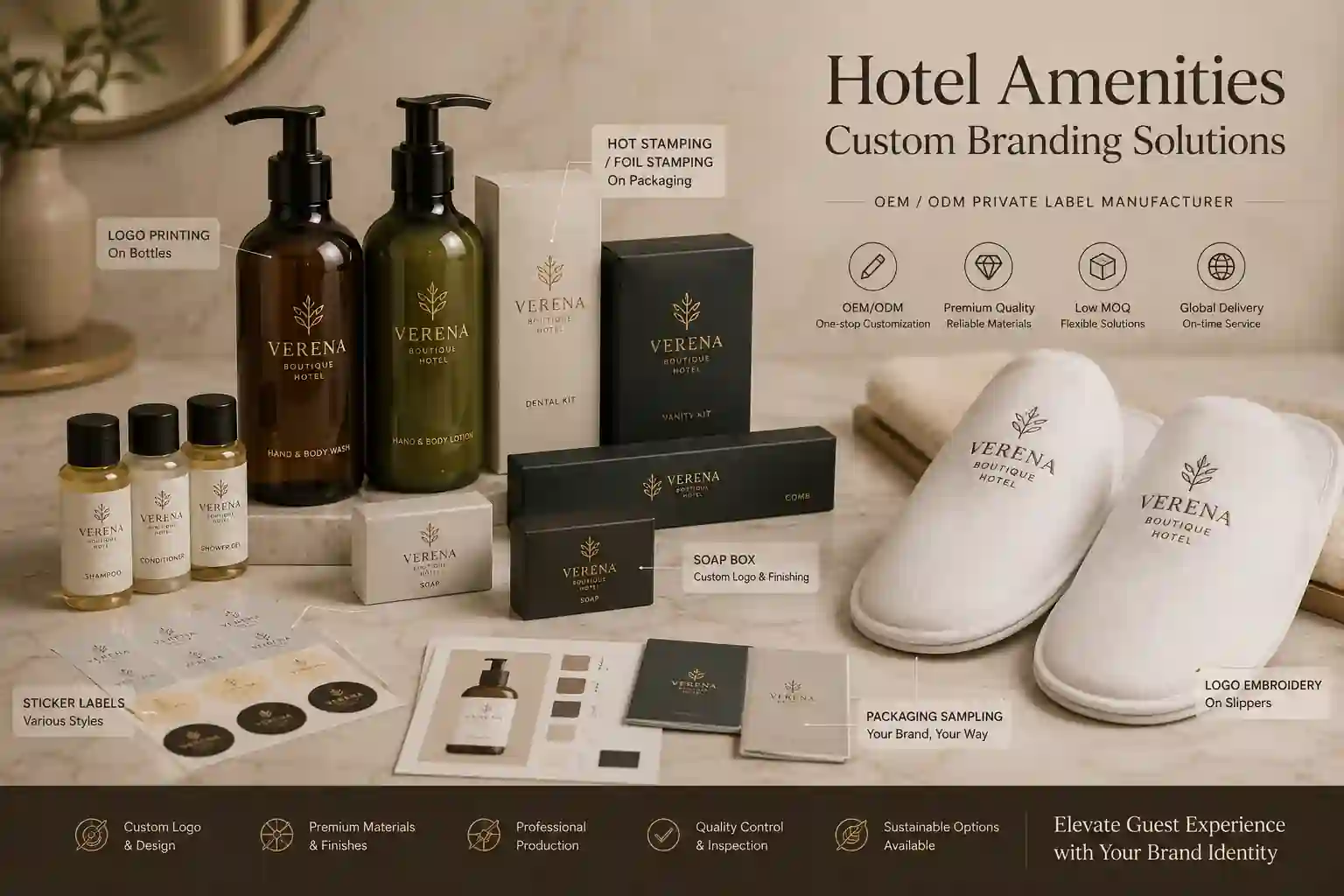 Logo printing customization placeholder