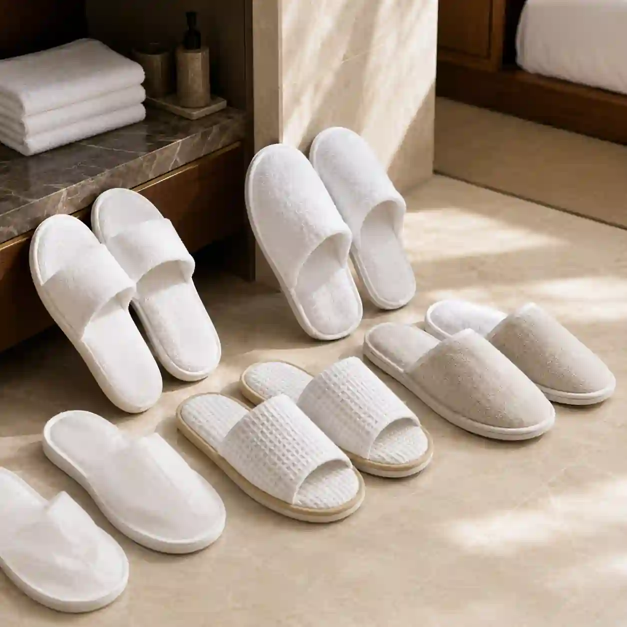 Custom Disposable Hotel Slippers