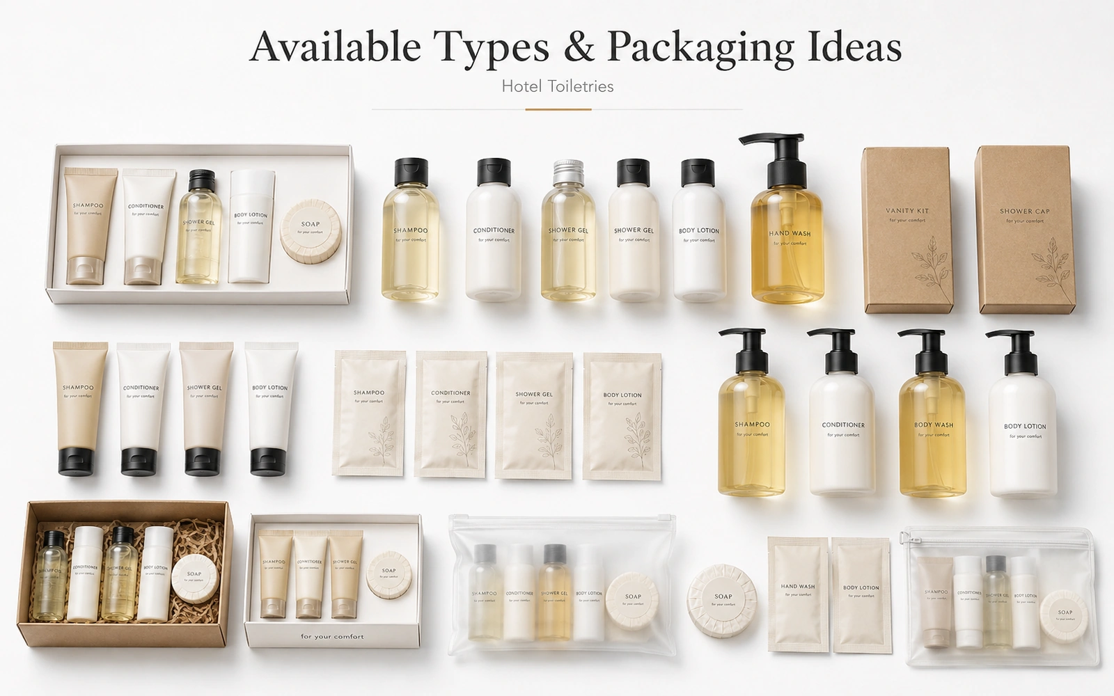 Hotel Toiletry Bottle Options placeholder